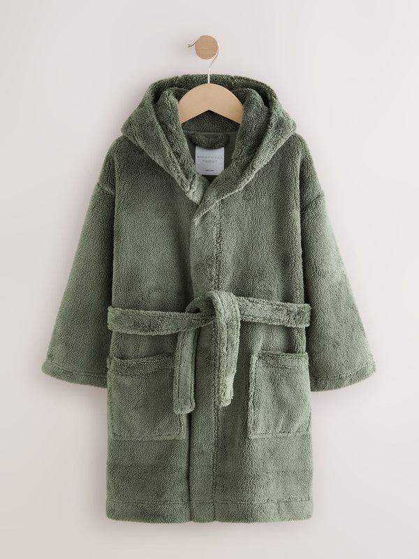Sage Green Fleece Robe (1.5-16yrs)