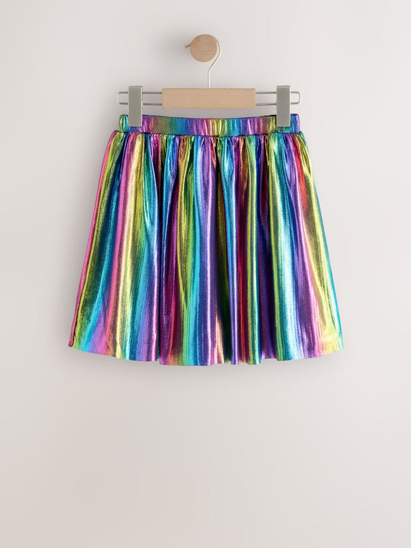 Rainbow Sparkle Pull On Skirt (3-16yrs)