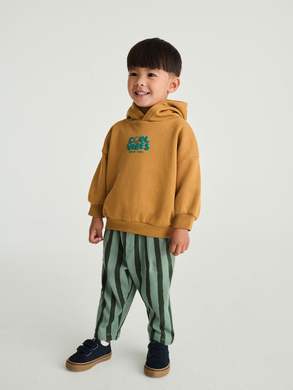 Rust Brown Printed Hoodie and Joggers Set (3mths-7yrs)