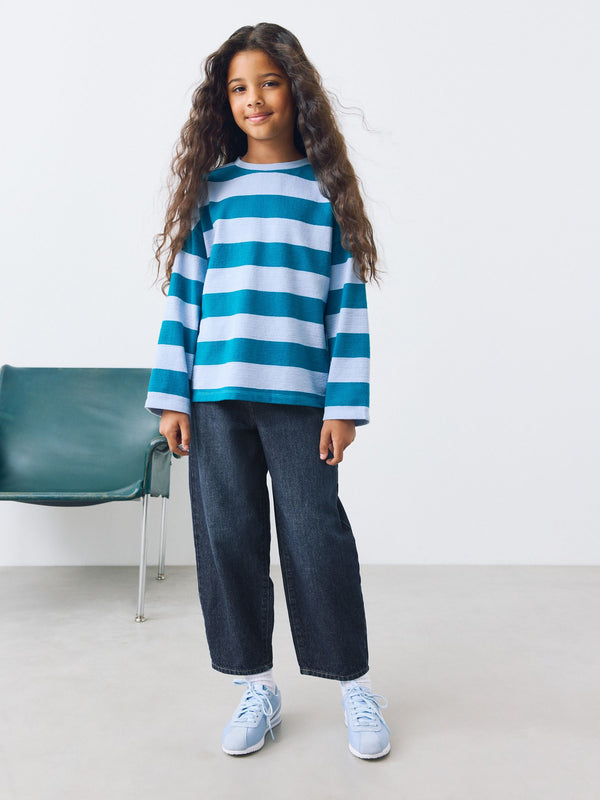 Dark Wash Barrel Jeans (3-16yrs)