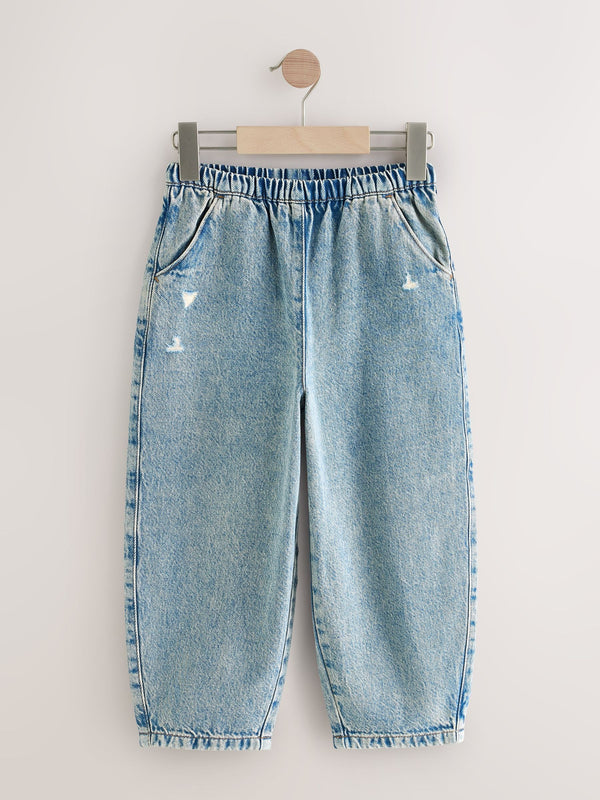 Denim Tint Pull On Barrel Jeans (3-16yrs)