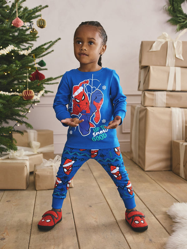 Blue/Red Spiderman Single License Pyjamas (12mths-10yrs)