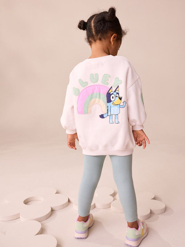 Cream Bluey Sweatshirt & Leggings Set (12mths-7yrs)