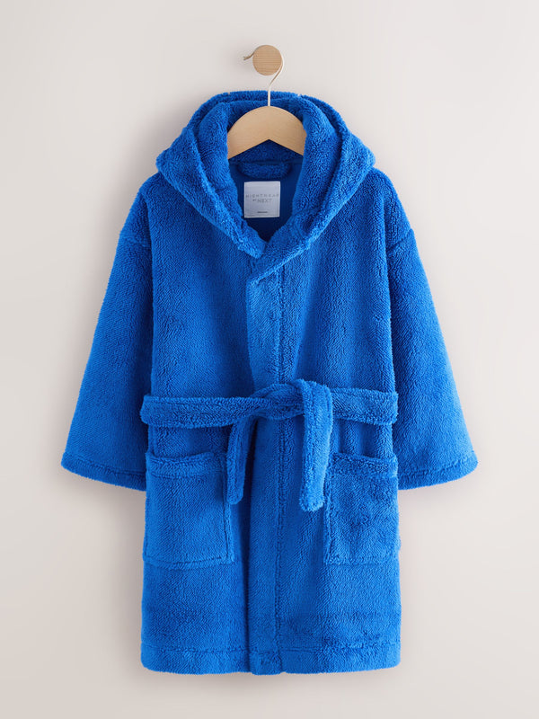 Cobalt Blue Fleece Robe (1.5-16yrs)