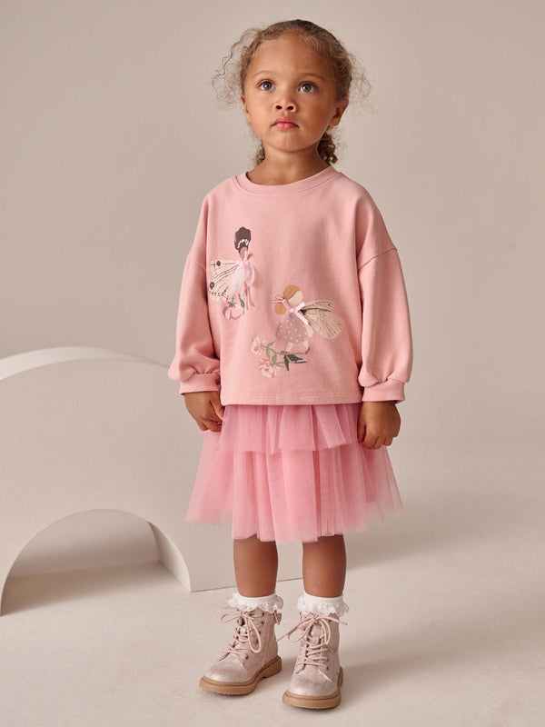 Pink Fairy Long Sleeve T-Shirt (3mths-7yrs)