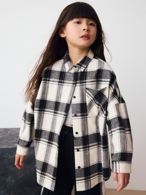 Black/White Check Shirt (3-16yrs)