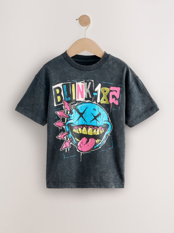 Black Blink 182 Band T-Shirt (3-16yrs)
