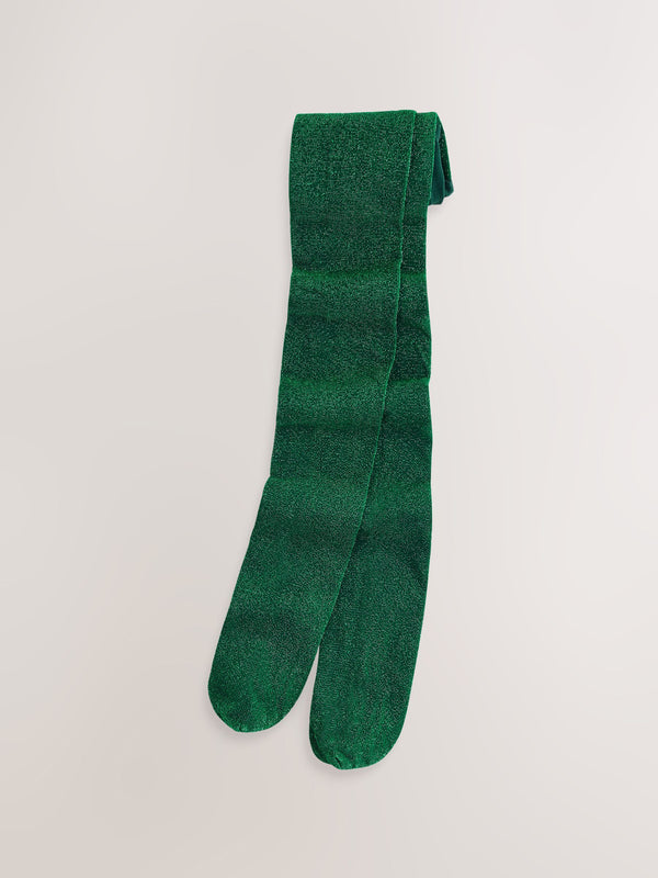 Green Sparkle Tights
