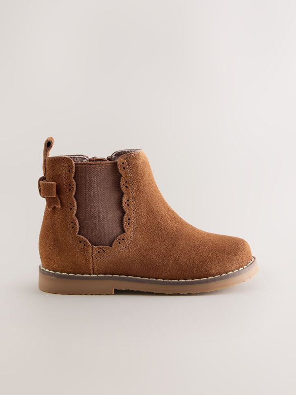 Tan Brown Standard Fit (F) Chelsea Ankle Boots