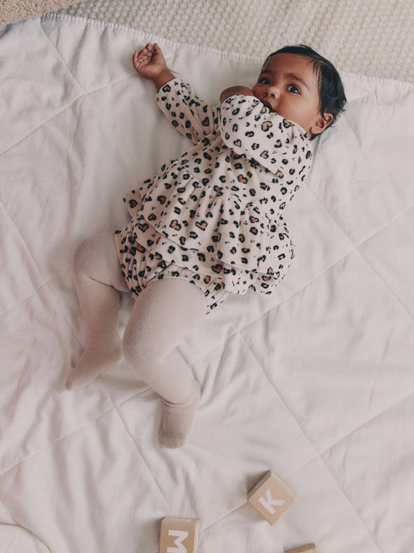 Natural Animal Baby Bloomer Rompers with Tights Set 2 Piece (0mths-3yrs)
