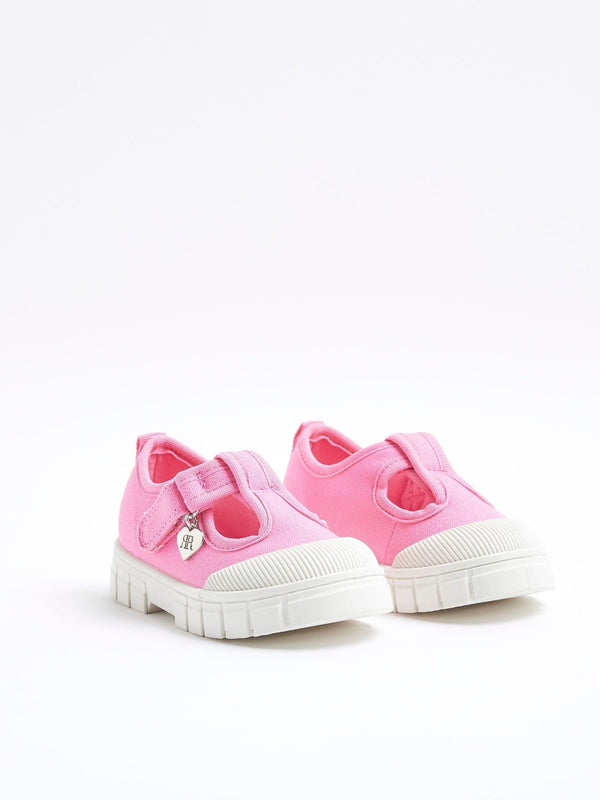 River Island Pink Mary Jane Shoes