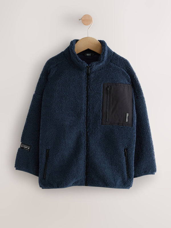 Blue Zip Through Fleece (3-16yrs)