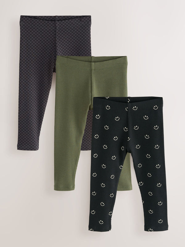 Black Leggings 3 Pack (3mths-7yrs)