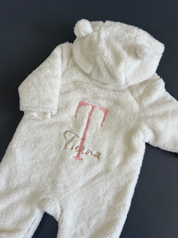 Customized fleece pramsuit