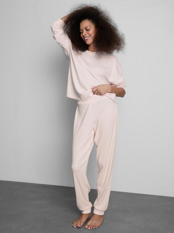 Women Super Soft Sweatshirt Pyjama Set