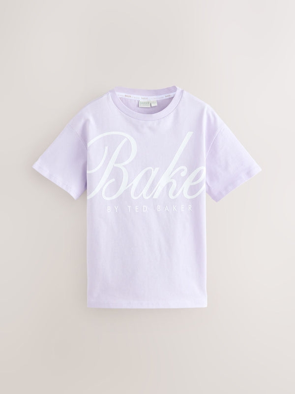 Baker by Ted Baker Oversized Graphic Print T-Shirt