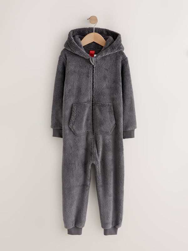 Grey Fleece All-In-One (3-16yrs)