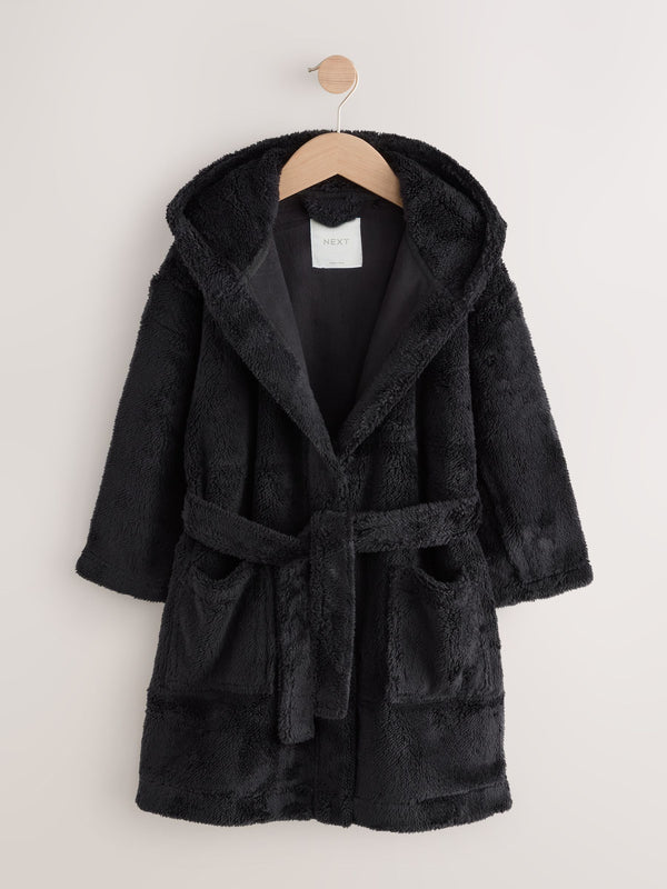 Black Fleece Robe (1.5-16yrs)
