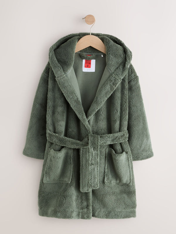 Green Fleece Robe (1.5-16yrs)