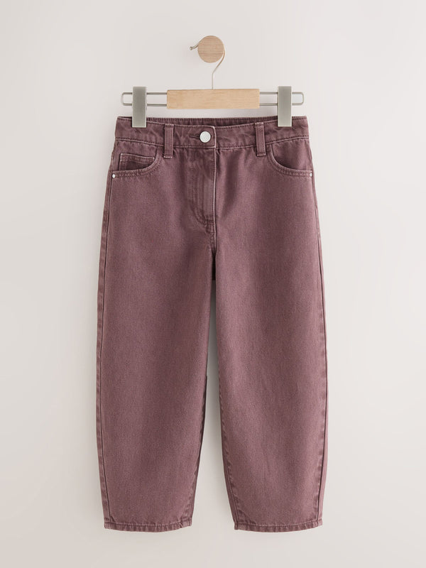 Chocolate Brown Barrel Jeans (3-16yrs)