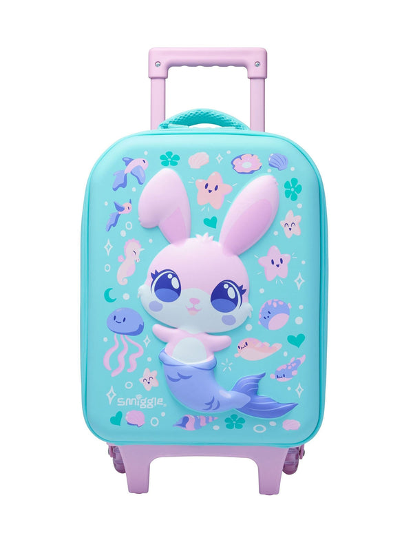 Smiggle Sky Blue Junior Curious Trolley Backpack
