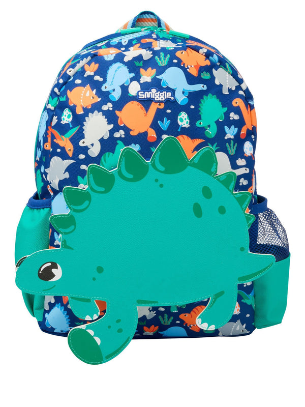 Smiggle Blue Junior Out & About Character Hoodie Backpack