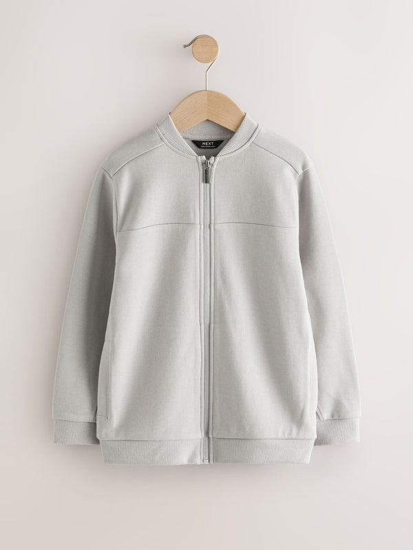 New Grey Smart Bomber Jacket (3-16yrs)
