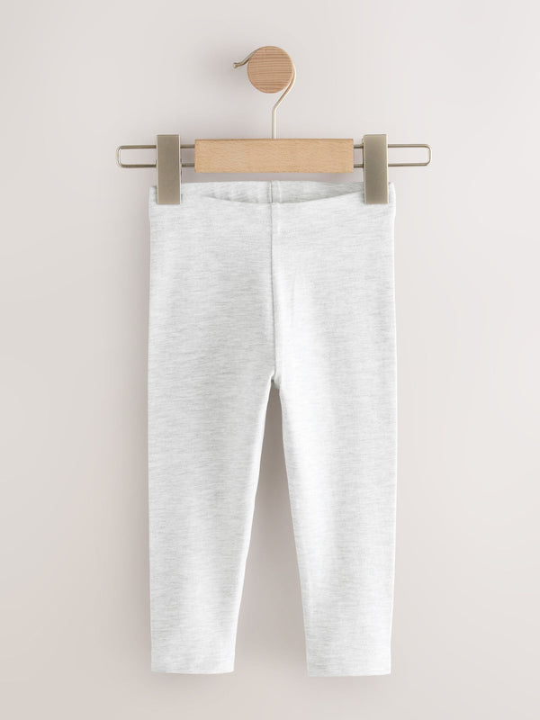 Grey Marl Plain Leggings (3mths-7yrs)