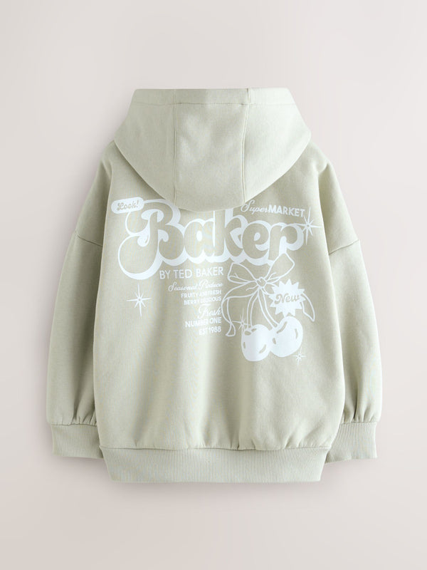 Baker by Ted Baker Oversized Back Print Hoodie