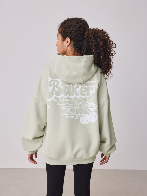 Baker by Ted Baker Oversized Back Print Hoodie