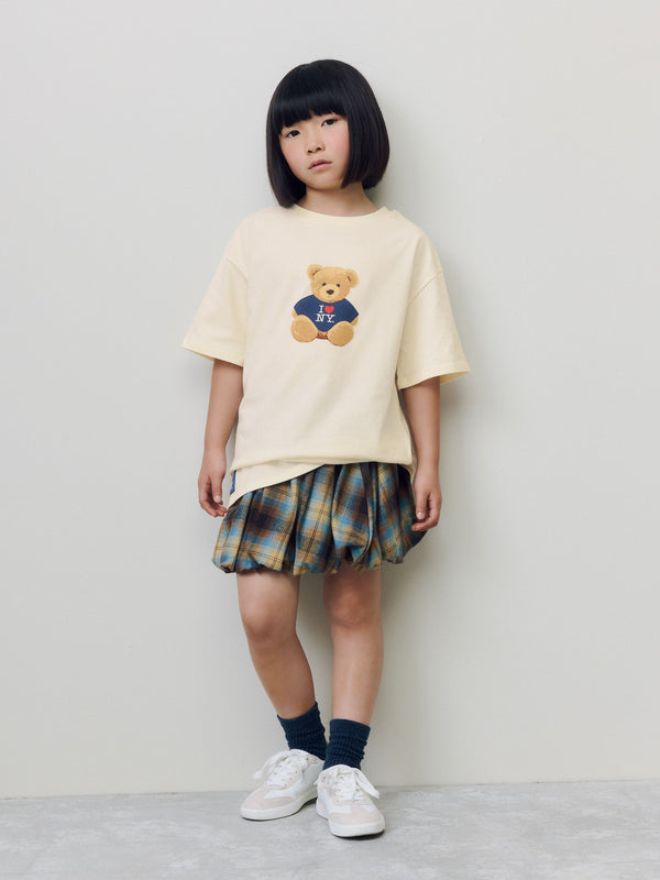 Cream Bear I Love New York T-Shirt (3-16yrs)