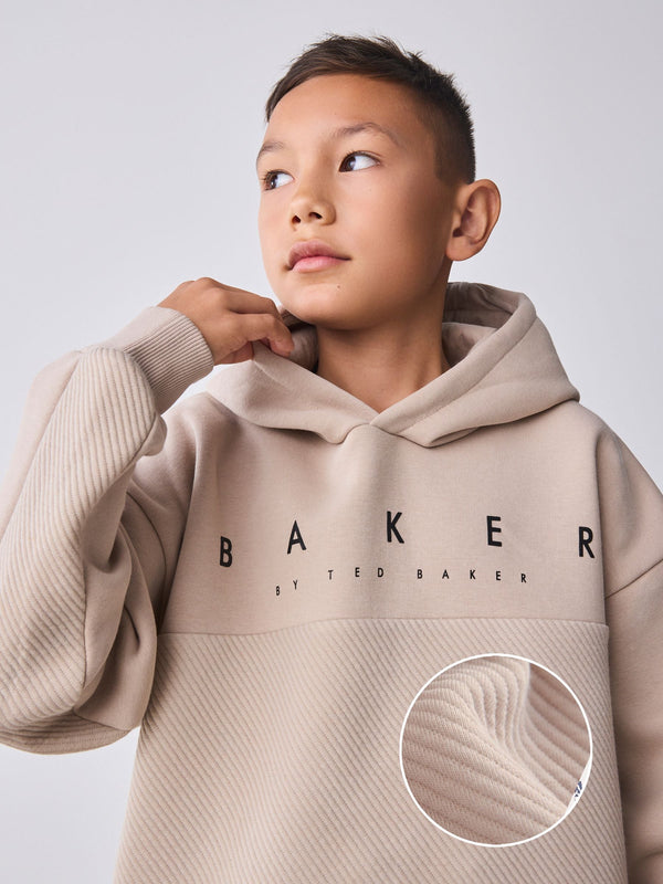 Baker by Ted Baker Oversized Textured Hoodie