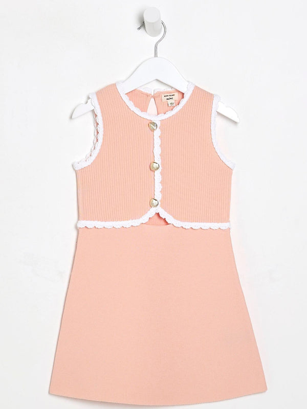 River Island Orange Cut Out Shell Dress