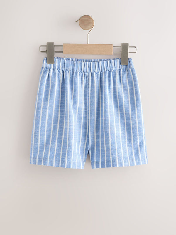 Blue/White Stripe Shorts (3-16yrs)