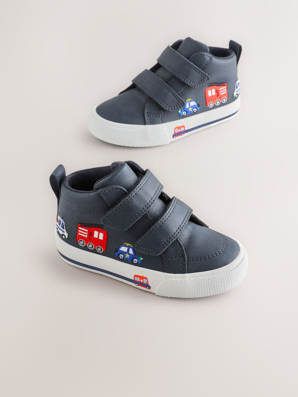 Navy Transport Standard Fit (F) Touch Fastening Boots