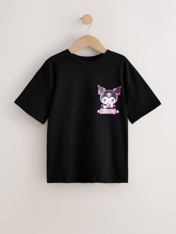 Black Kuromi Graphic T-Shirt (3-16yrs)