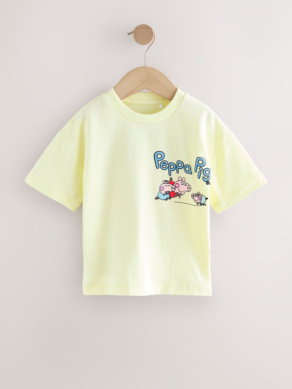 Yellow Peppa Pig Short Sleeve T-Shirt (3mths-7yrs)