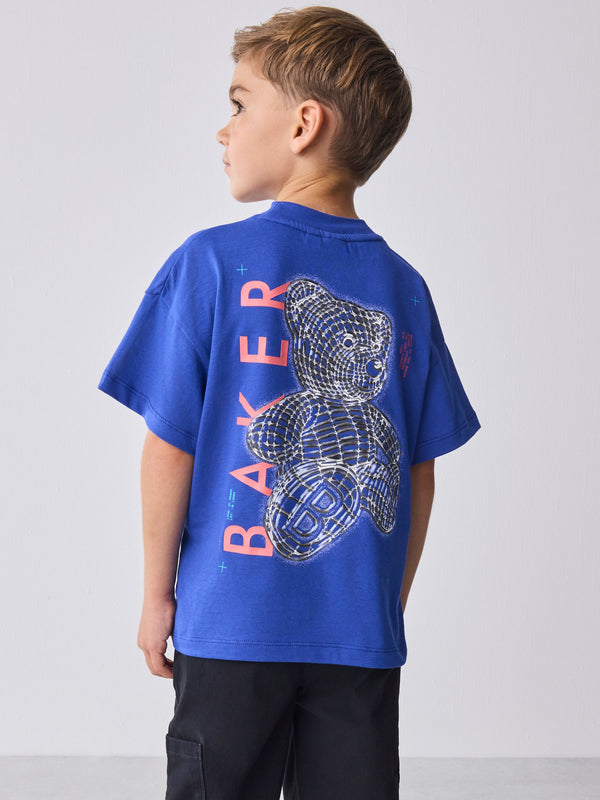 Baker by Ted Baker Oversized Graphic T-Shirt