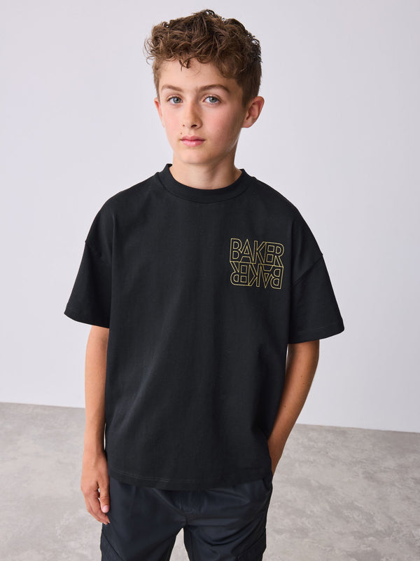 Baker by Ted Baker Oversized Graphic T-Shirt