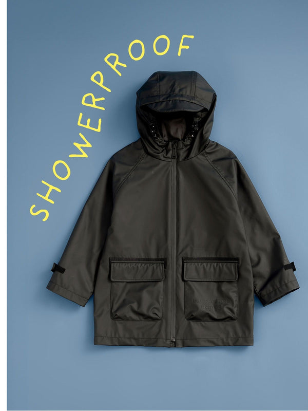 River Island Black Rainmac Coat