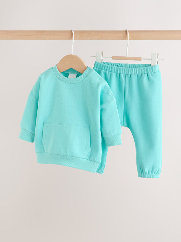 Green Sweat Top and Joggers Baby Set (0mths-2yrs) (0mths-2yrs)