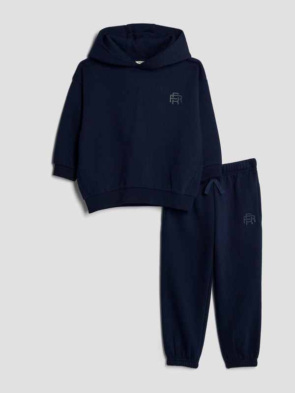 River Island Blue Essentials Hoodie Set