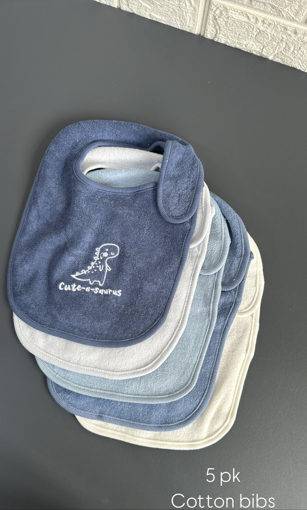 Primark 5 pk cotton bibs