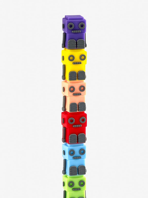 Multi Robots Stacking Highlighter Pens