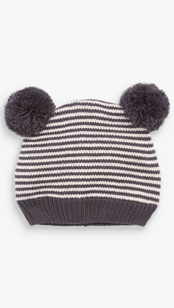 Copy of Double Pom Stripe Hat