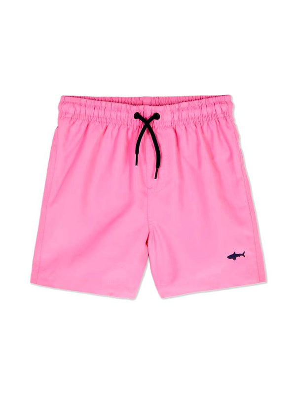 Boys Pink Drawstring Swim Shorts immediate