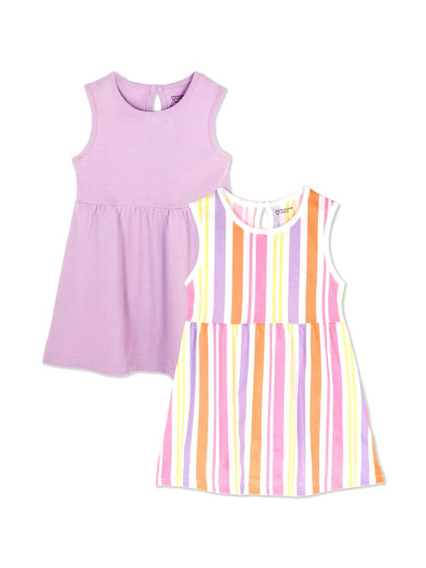 2pk Sleeveless Jersey Dresses_fawre_