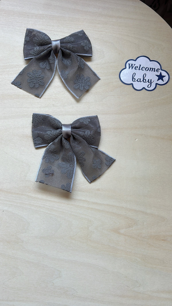 2pk bow hairclip