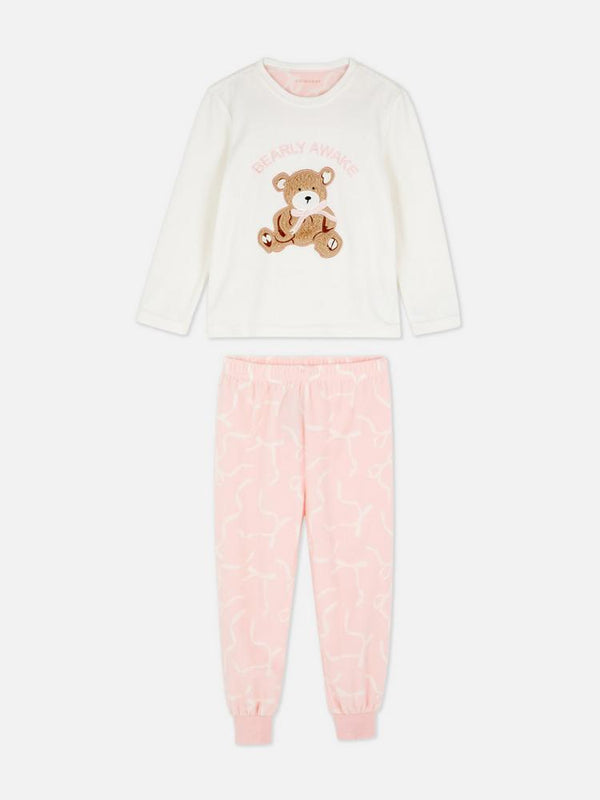 Primark bear fleece pyjama