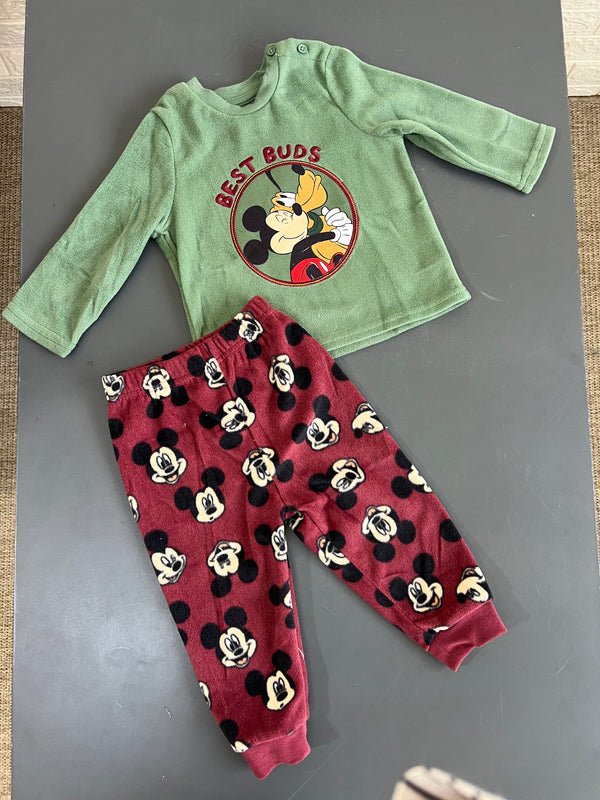 Primark mickey & friends fleece pyjama